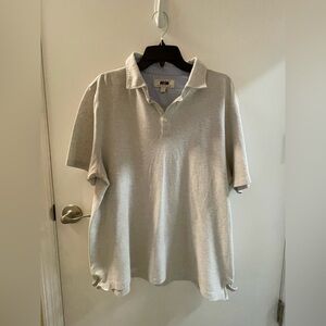 Joseph Abboud Light Gray Polo Shirt / X-Large